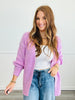 Crochet Knit Longline Cardigan (Reg.)-2 Colors