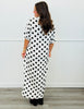 Polka Dot Button Down Shirt Dress (Reg.)