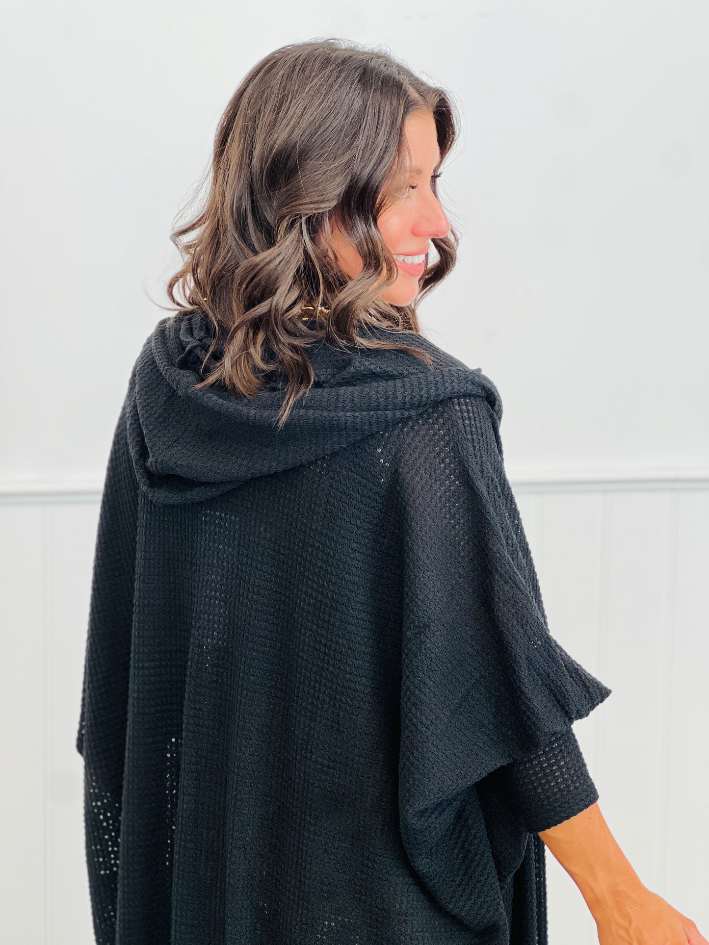 Dear Scarlett Hooded Longline Cardigan (Reg. and Plus)