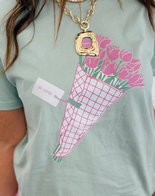 Sage So Loved Tee (Reg. and Plus)