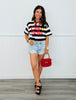 Ciao Bella Striped Tee (Reg & Plus)-2 Colors