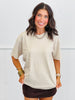 Rhinestone Short Sleeve Top Remix  (Reg.)-4 Colors