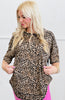 Mocha Leopard Short Sleeve Top (Reg.)