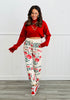 Poppy Print Joggers (Reg.)