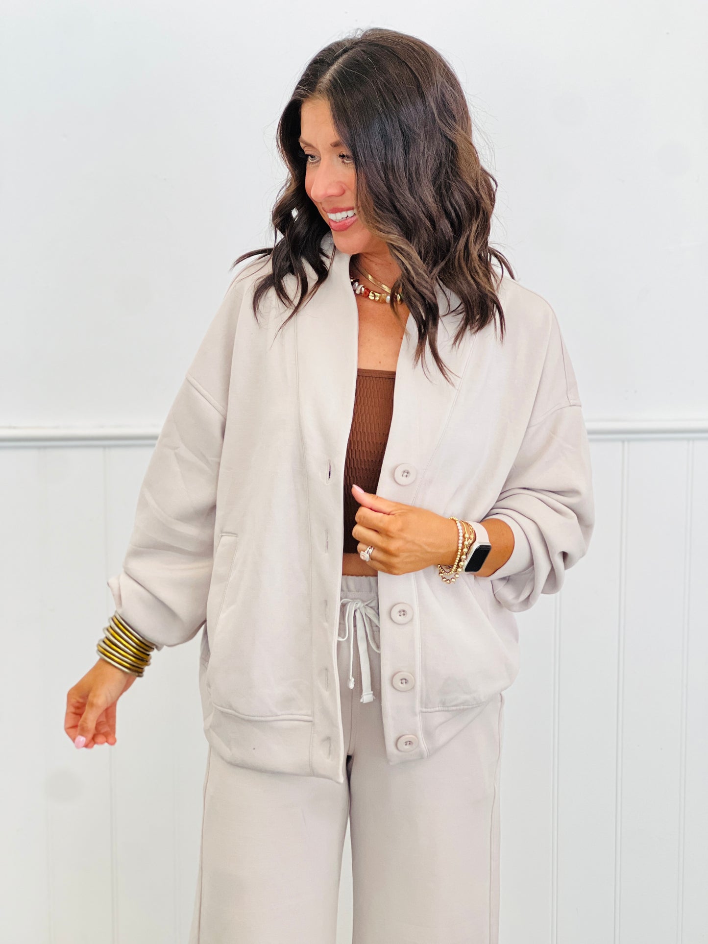 Modal Button Up Cardigan (Reg.) - 3 Colors