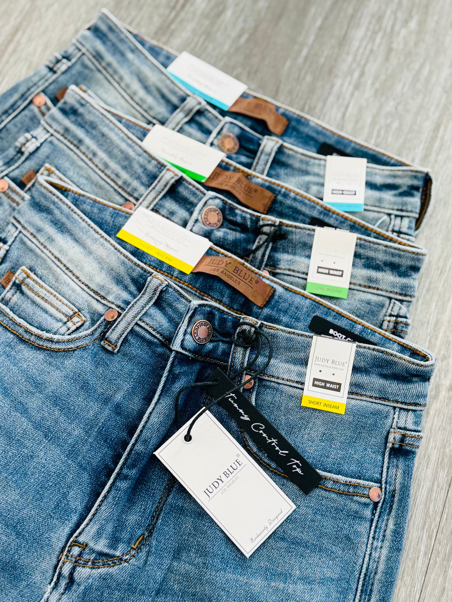Judy Blue All Star Triple Inseam Tummy Control Jeans (Reg. and Plus) - 3 Lengths!