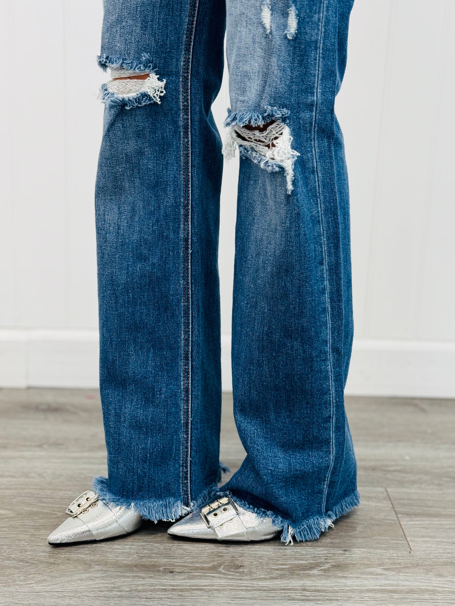 Risen Blue Legs For Days Straight Leg Jeans (Reg & Plus)