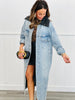 Denim Button Down Midi Dress (Reg.)
