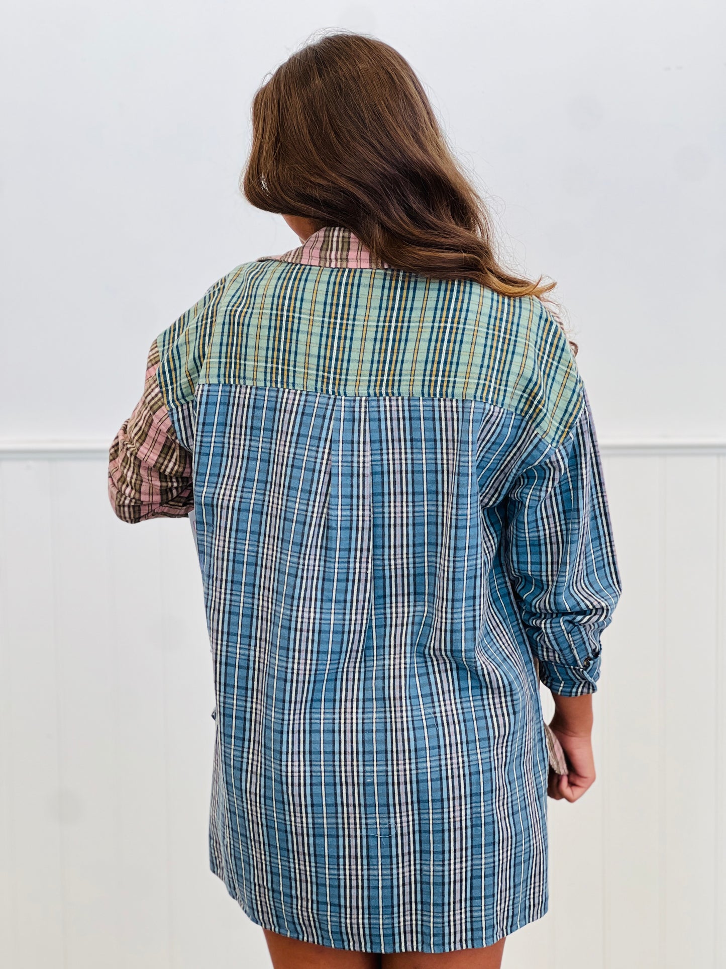 Multi Print Long Sleeve Top (Reg. & Plus)