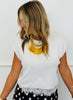 Sweater Knit Lace Hem Top (Reg.) - 2 Colors