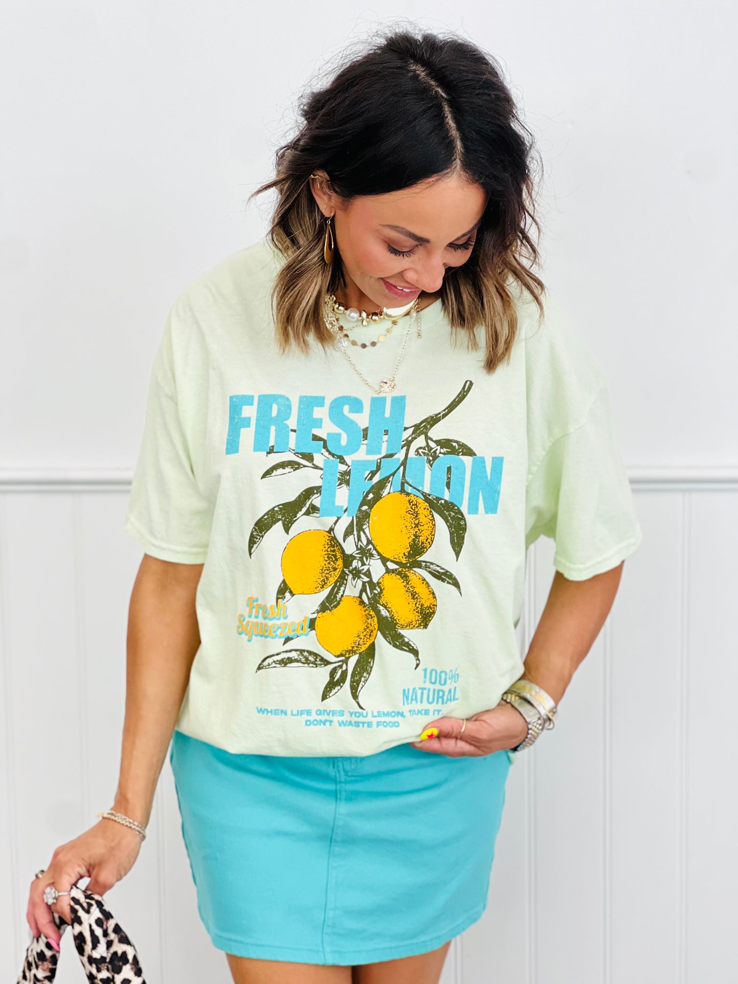 Lime Mint Fresh Lemons Graphic Tee (Reg.)