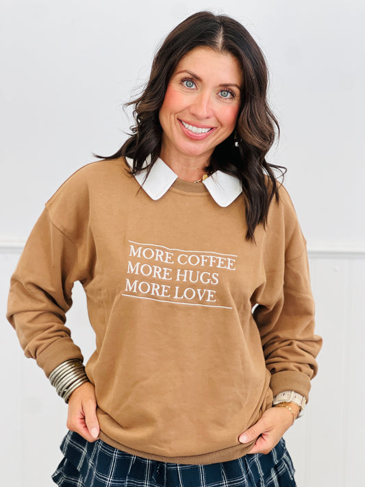 Mocha More Coffee Graphic Sweatshirt (Reg.)