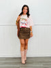 Taupe/Black Cheetah Print Mini Skirt (Reg & Plus)