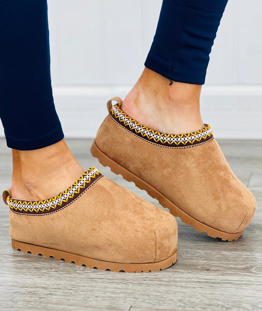 Camel Snug Step Slip Ons