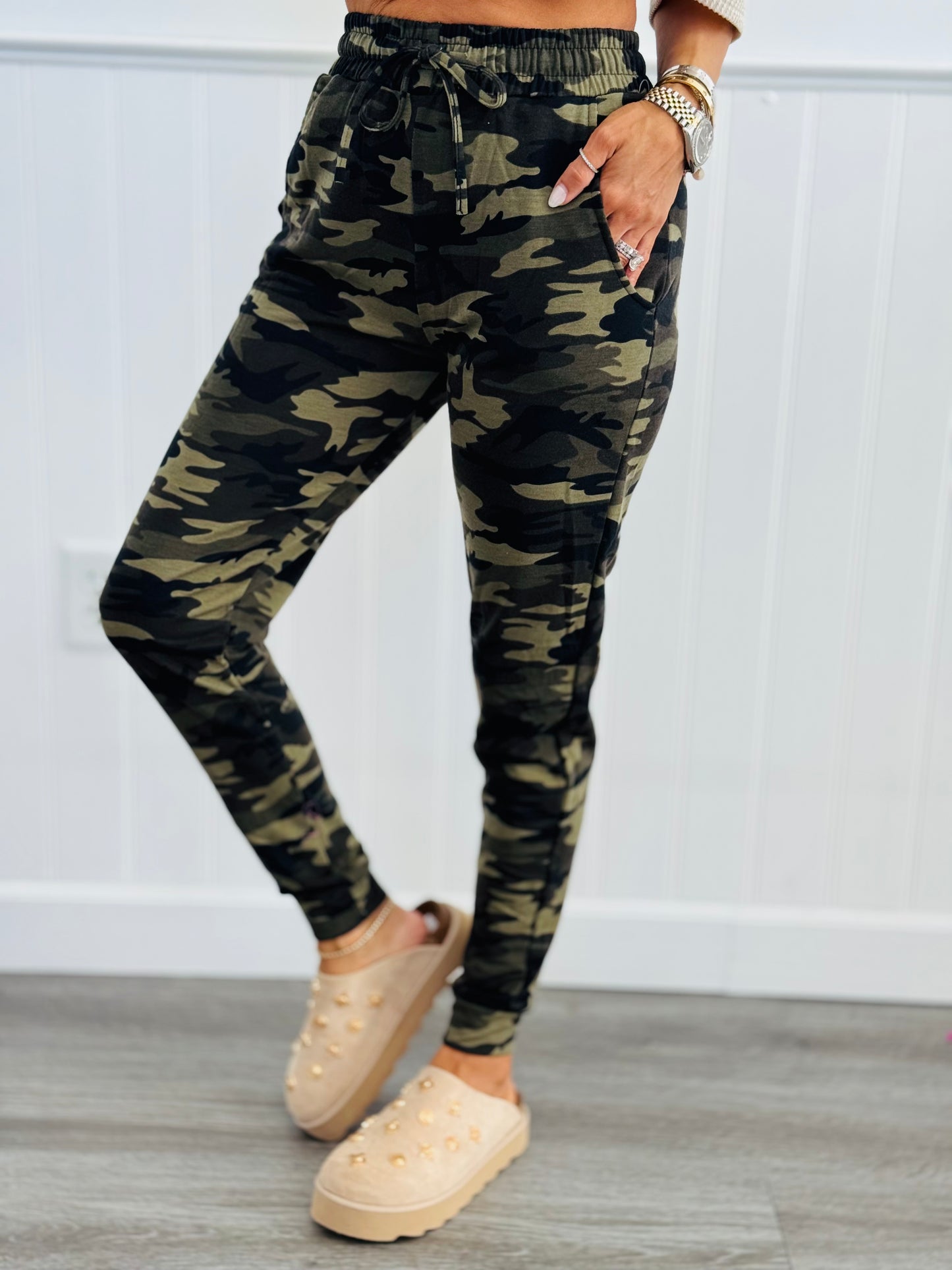 French Terry Camo Joggers (Reg. & Plus)