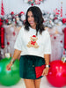 Christmas Teddy Bear Sweater Top (Reg.)