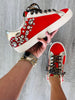 VH x WR Red Born To Shine Crystal Sneakers