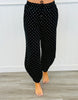 Black & Ivory Polka Dot Sweatpants (Reg.)