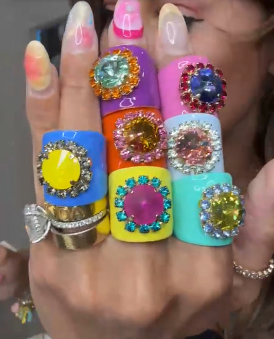 TOVA - Jacci Ring - Enamel (7 colors)