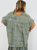 Olive Bandana Short Sleeve Top (OS)