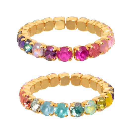 TOVA - The Oakland Stretch Bracelet in Candy Crush