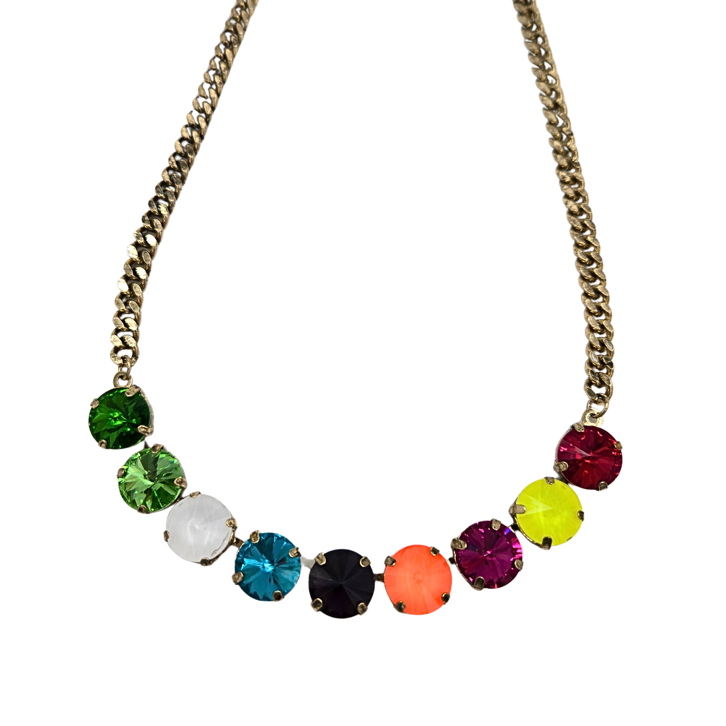 Sienna - The Mini Grace Necklace in Rainbow