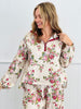 Ivory Floral Top & Jogger Pants Set (Reg & Plus)