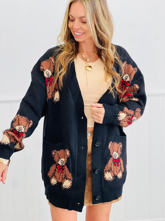 Beary Adorable Sweater Cardigan (Reg.)