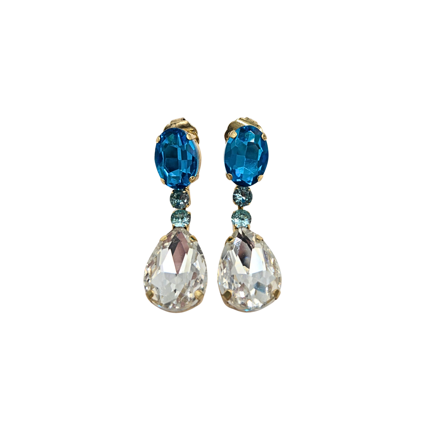 Sienna - Mini Mia Earrings in Blue
