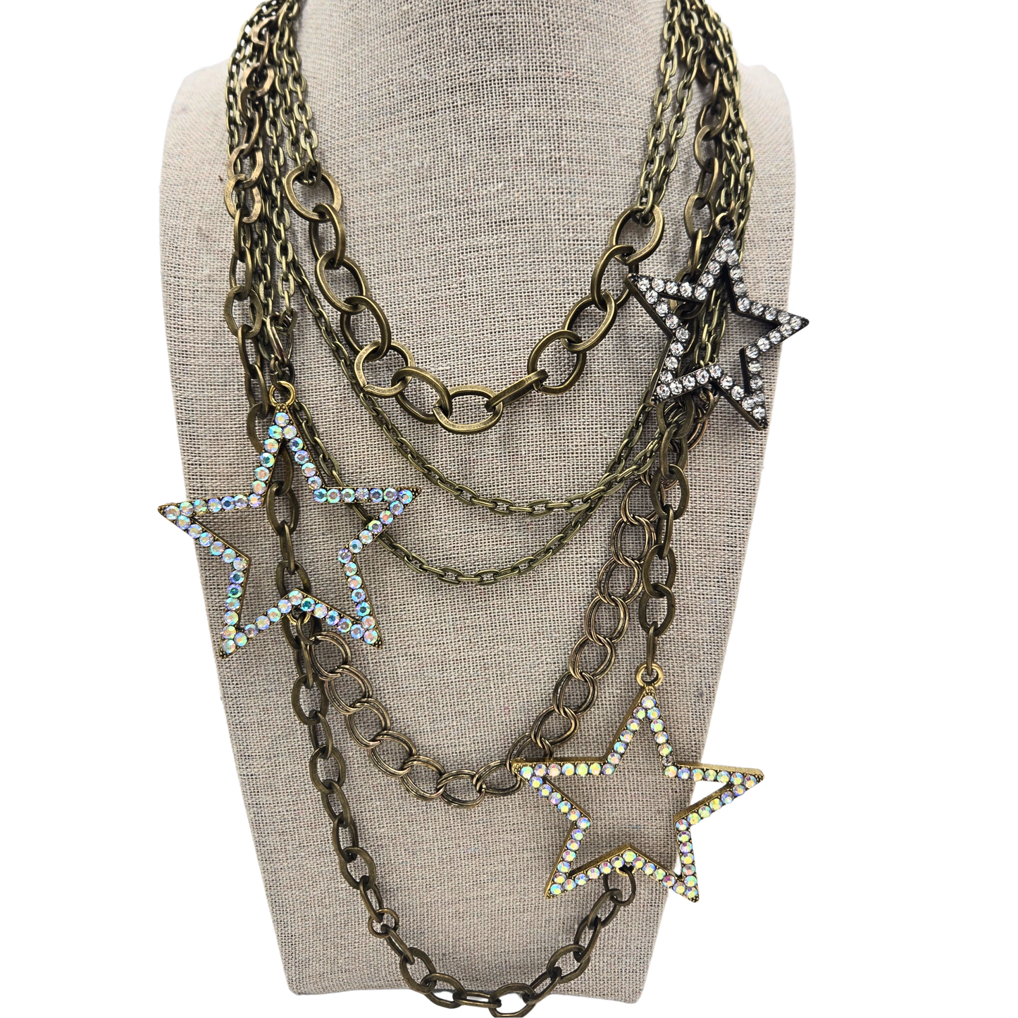 Gypsy South - Bronze Stars Necklace