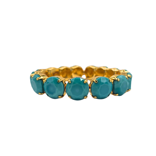 TOVA - Croatia Stretch Bracelet - Turquoise Cowboy