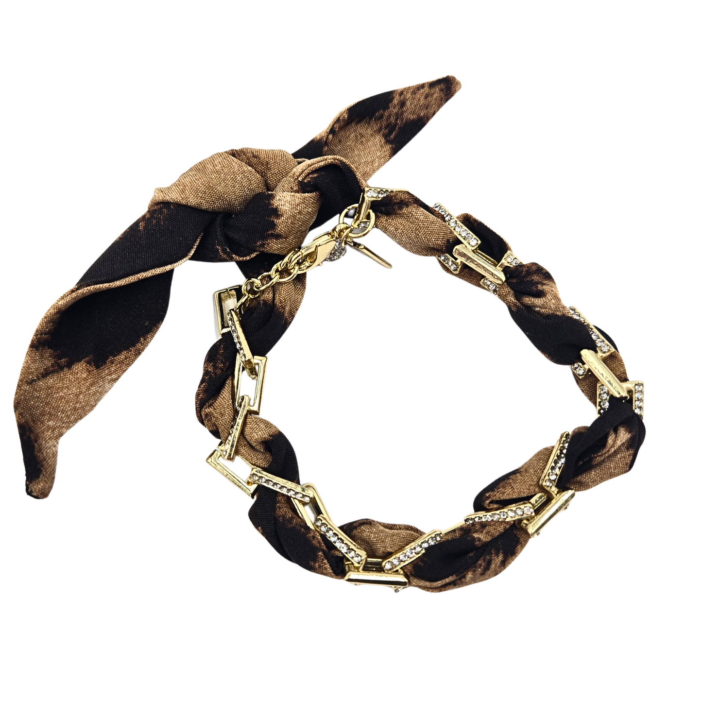 WR x Erimish - Ribbon Bracelet/Anklet in Leopard