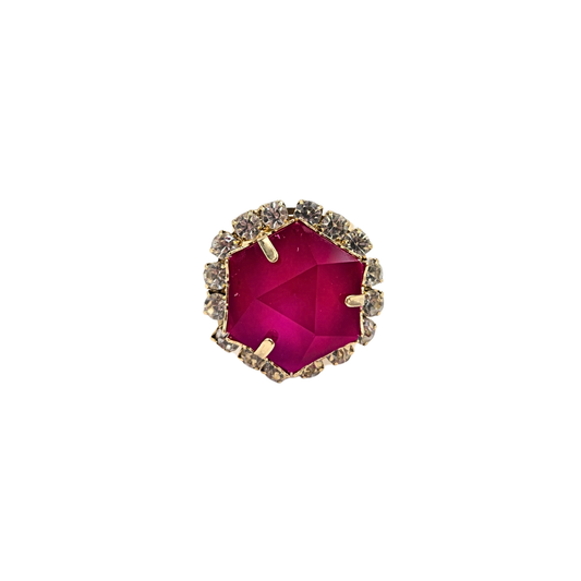 SIENNA - Valley Ring in Bright Peony