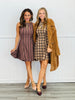 Plaid Sleeveless Mini Dress (Reg.)- 2 Colors