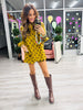 Olive Polka Dot Shirt & Short Set (Reg & Plus)