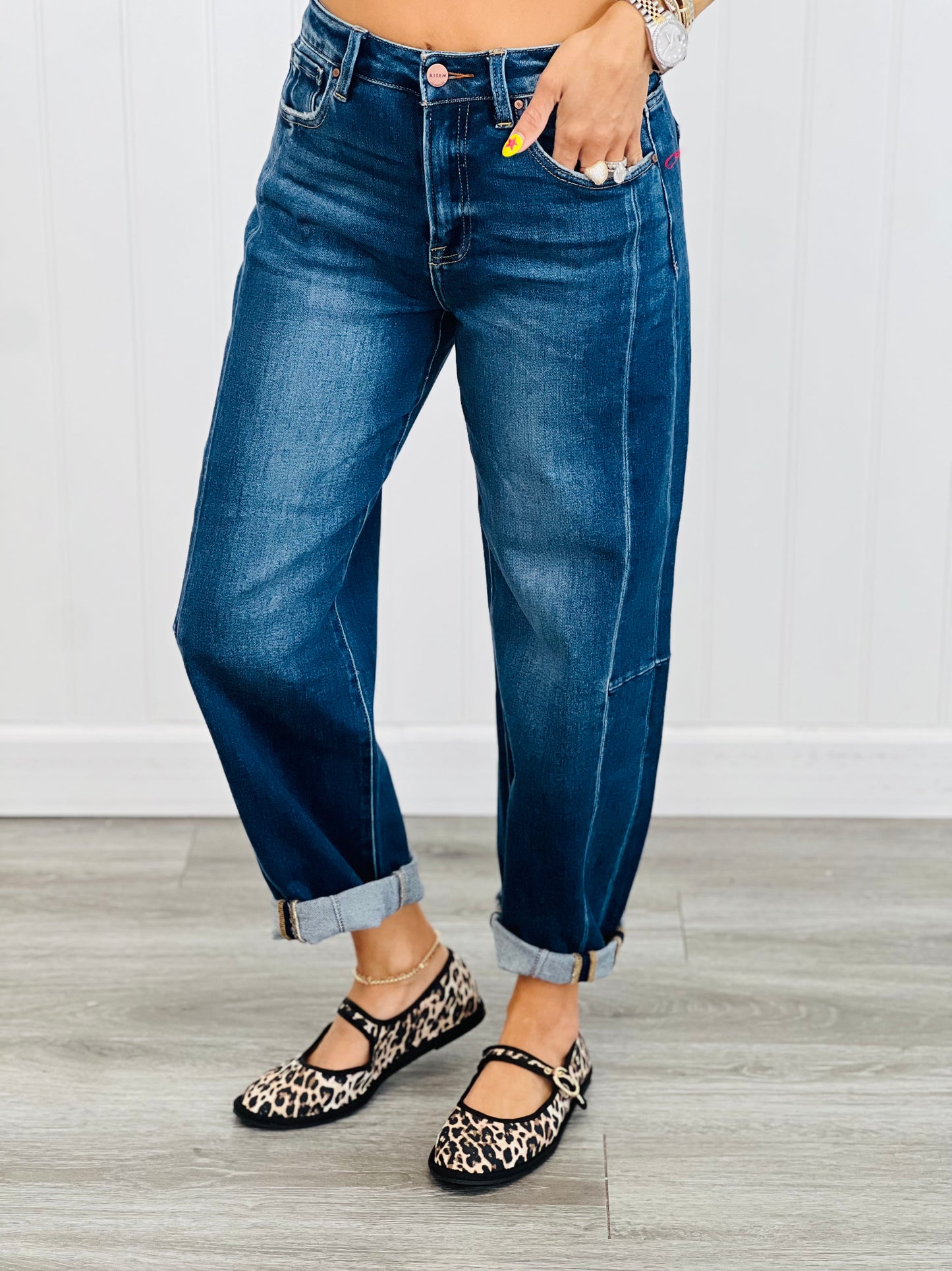 Risen Rock The Night Away Barrel Jeans (Reg. & Plus)