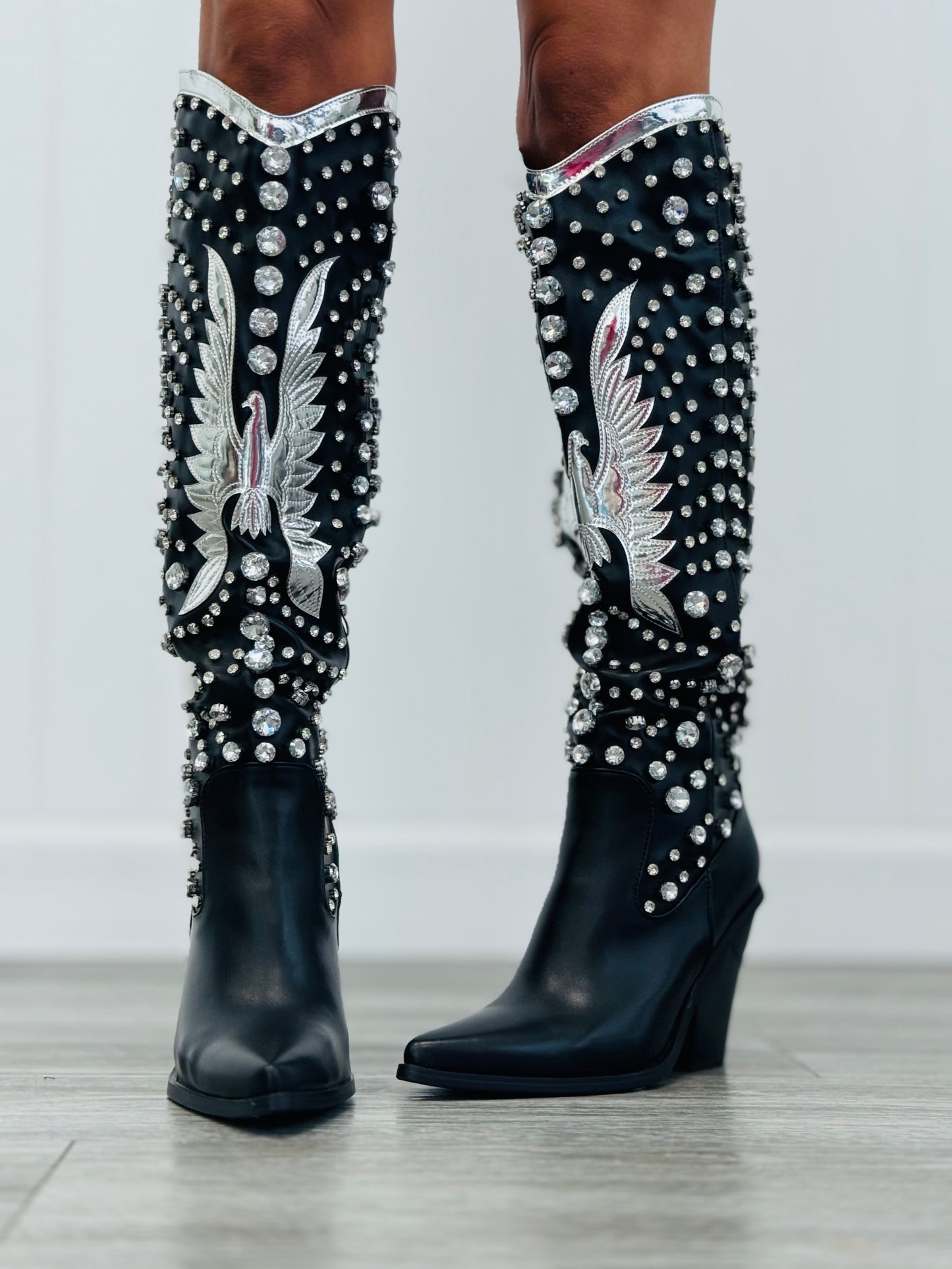 Black Wings Of Glory Boots