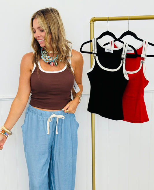 Buckle Strap Tank (Reg.) - 3 Colors