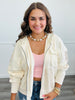 Oli & Hali Cream Back Twist Zip Up Hoodie Jacket (Reg.)