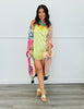 Boho Floral Patch Print Kimono (OS)