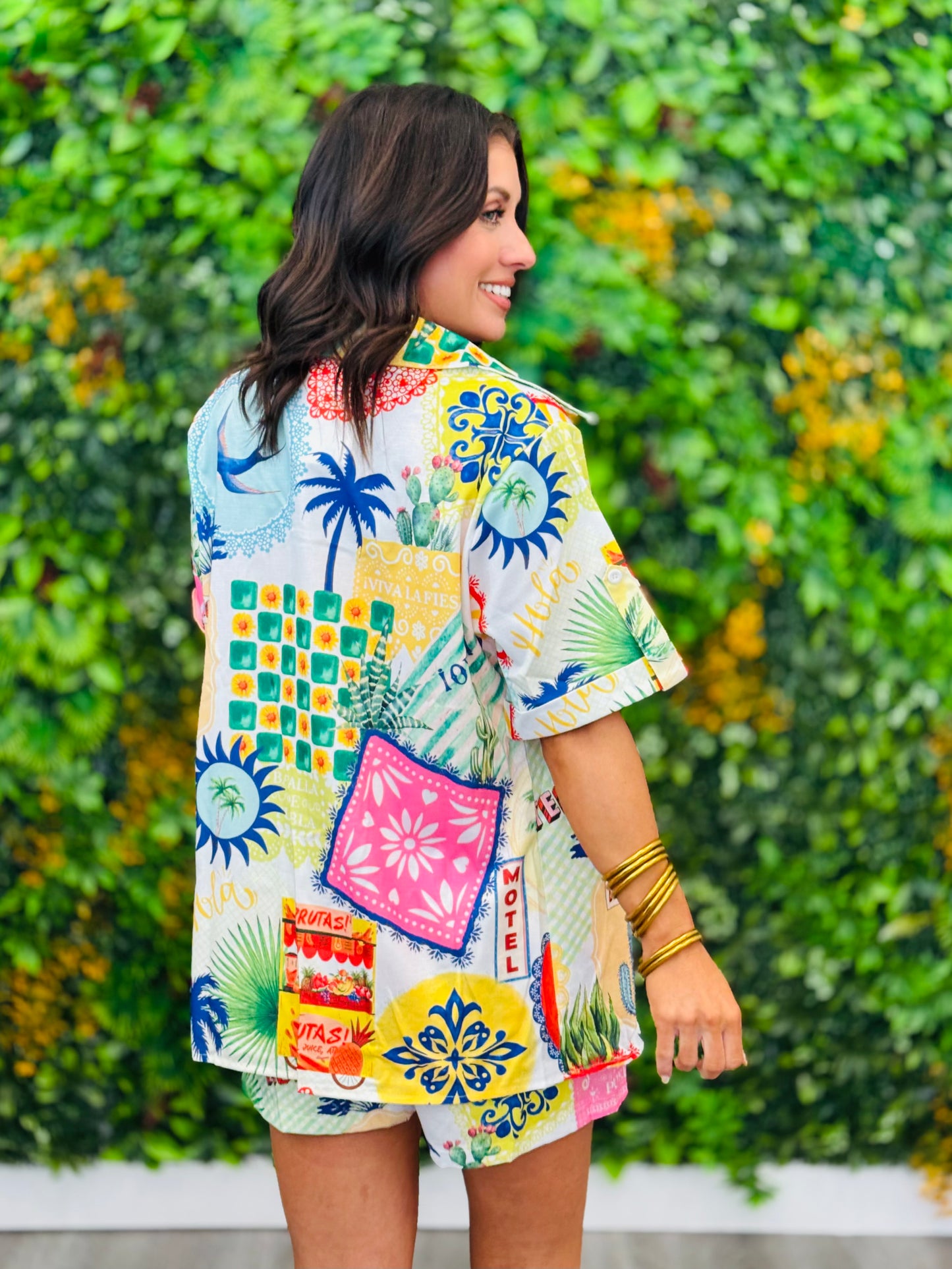Vivid Tropic Fusion Shorts Set (Reg.)