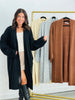 Open Front Longline Sweater Cardigan (Reg.)-4 Colors