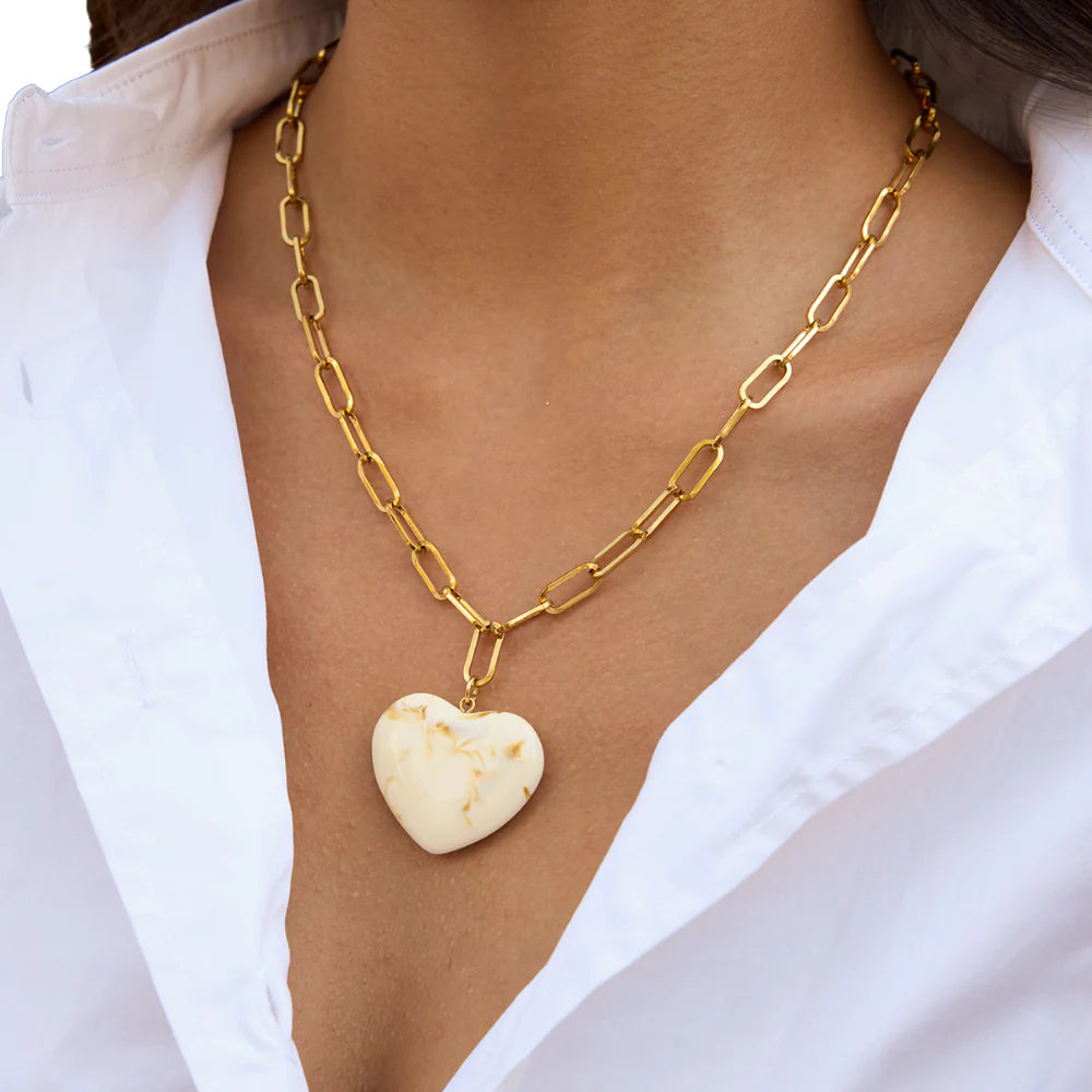 Marbella Heart Necklace (2 colors)