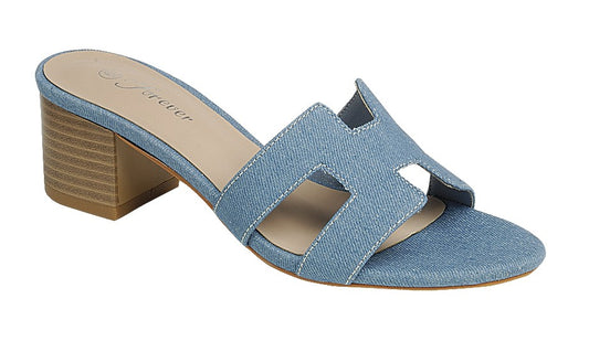 Good Day For Denim Heels