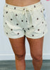 Cream/Brown Polka Dot Twill Shorts (Reg.)