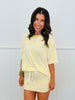 Butter/White Stripe Knit Skort (Reg.)