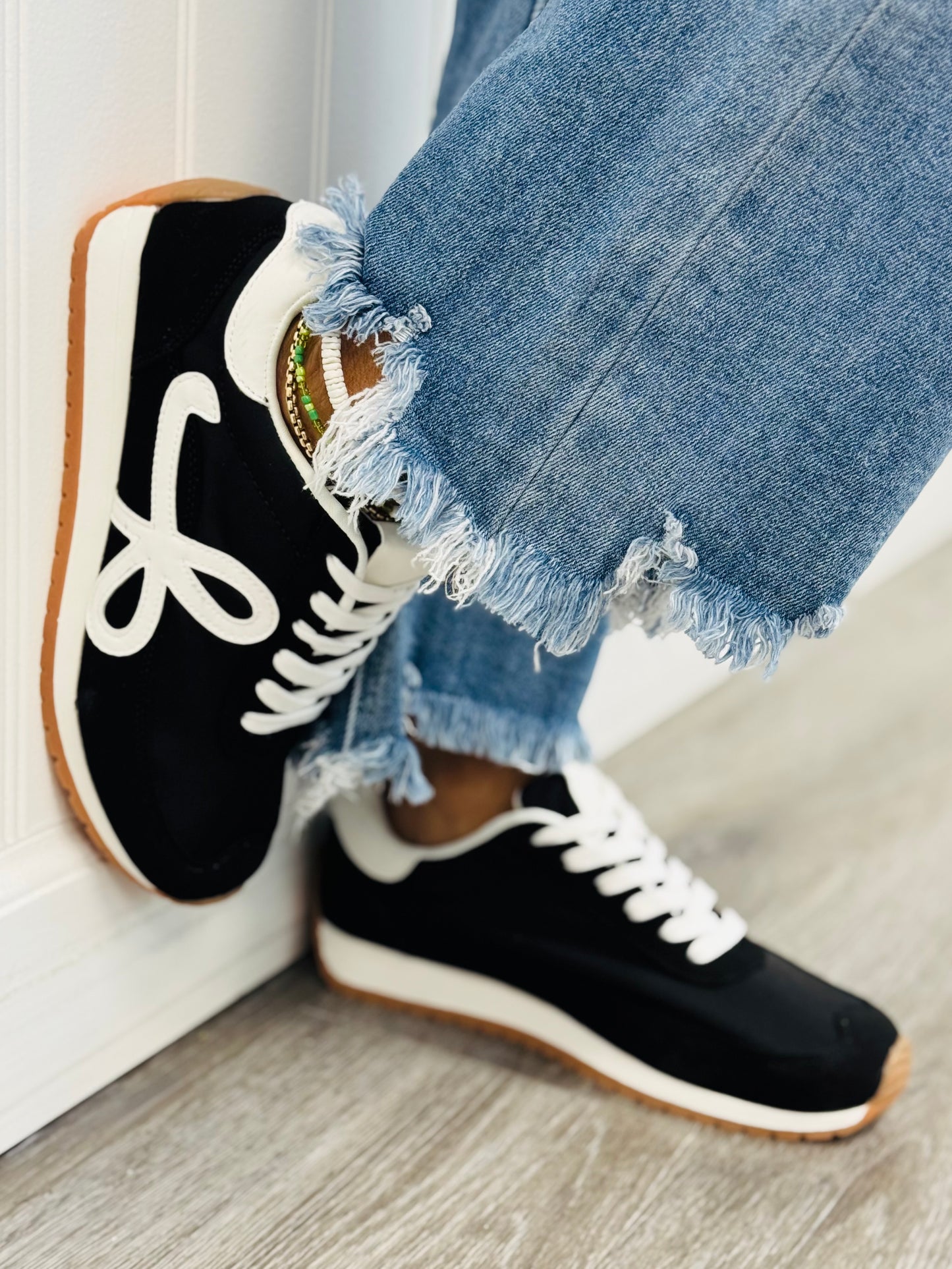 Black/White Sole Mate Sneakers