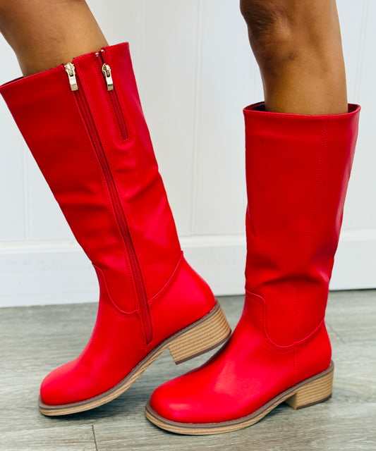 The Jojo Boots in Red