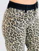 Risen Feeling Ferocious Leopard Contrast Waist Jeans (Reg & Plus)