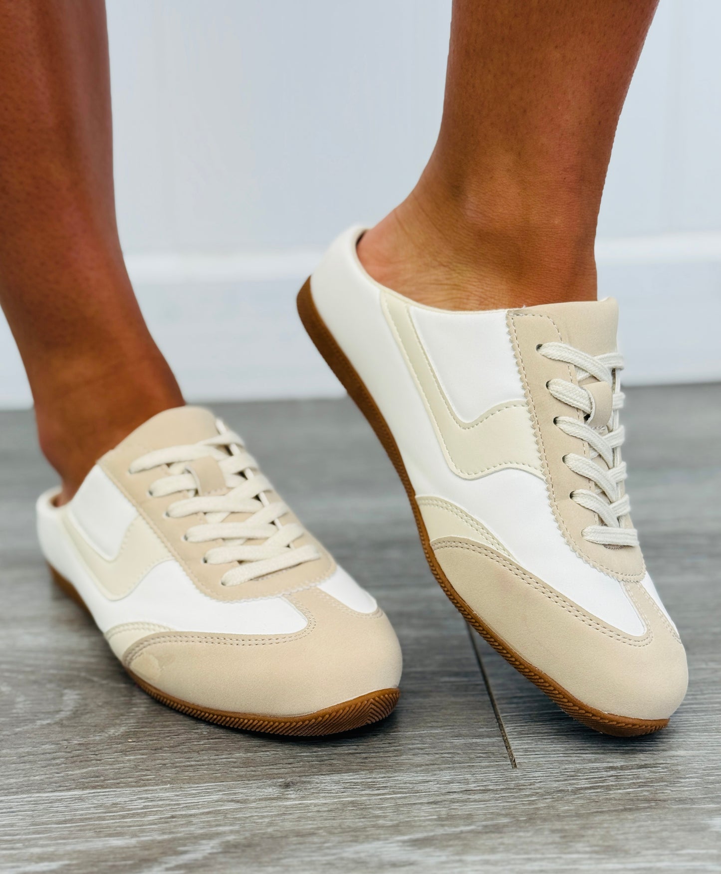 Beige Oakley On-The-Go Slip On Sneaker